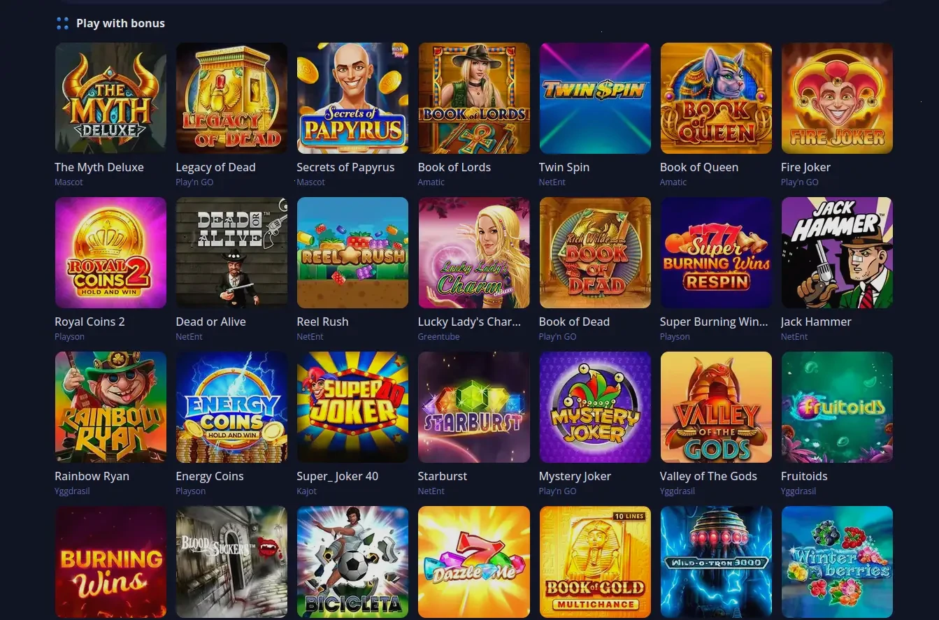 Interface de connexion rapide Prince Ali casino en ligne